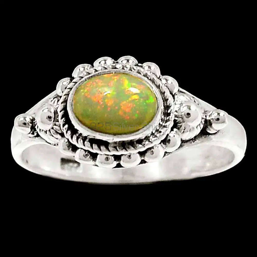 Opal Gemstone Rings In Silver Top Jewelry Designers 925SR2331