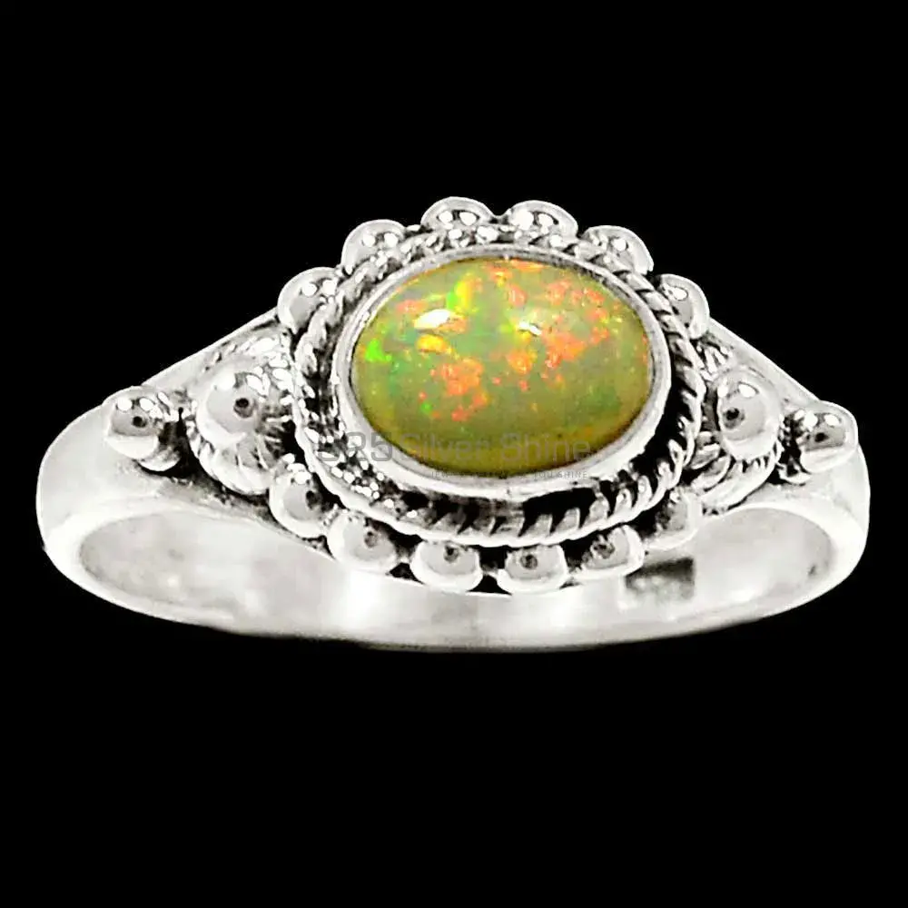 Opal Gemstone Rings In Silver Jewelry 925SR2331_1