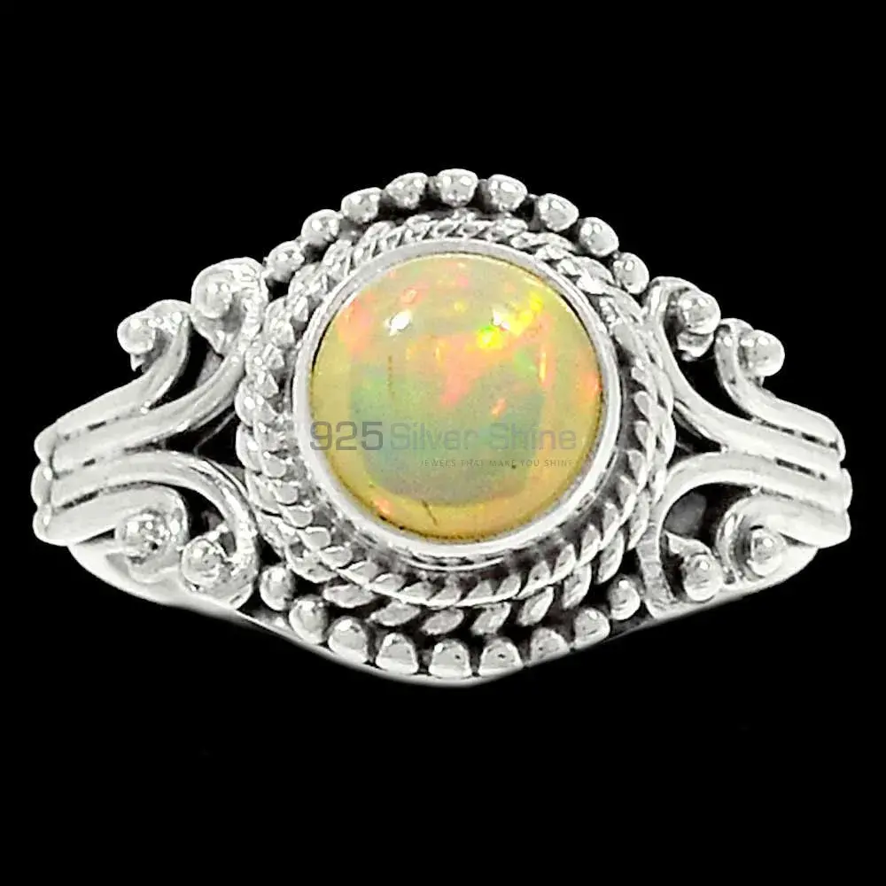 Opal Stone Rings In Designer Silver Jewelry 925SR2330