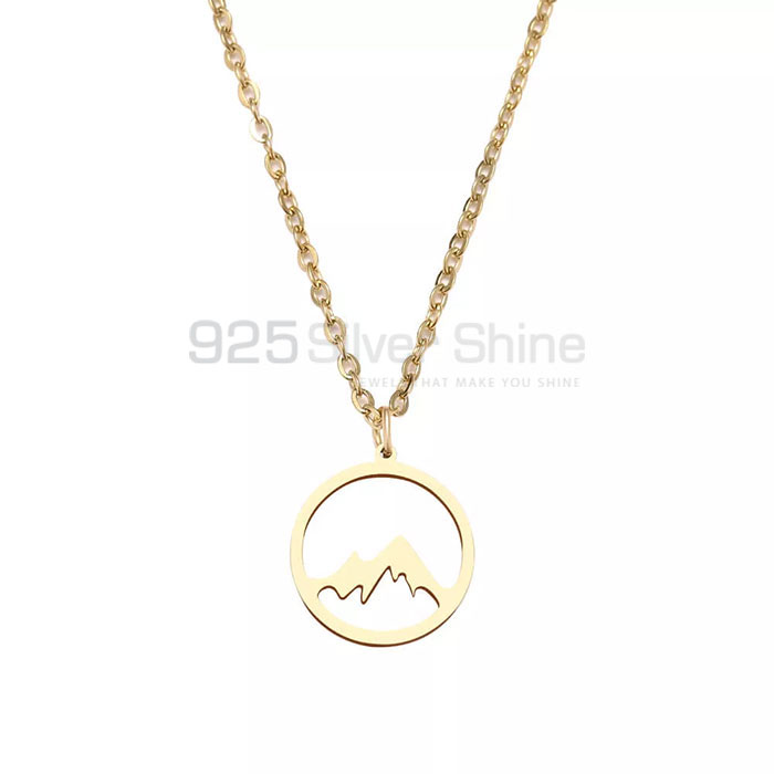 Outdoor Wanderlust Mountain Necklace In 925 Silver MUMN410_2