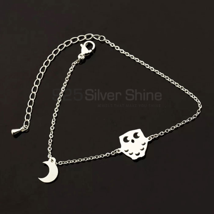 Owl Bracelet, Animal Minimalist Bracelet In 925 Sterling Silver AMB20_0