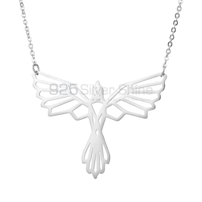 Owl Necklace, Animal Minimalist Necklace In 925 Sterling Silver AMN222