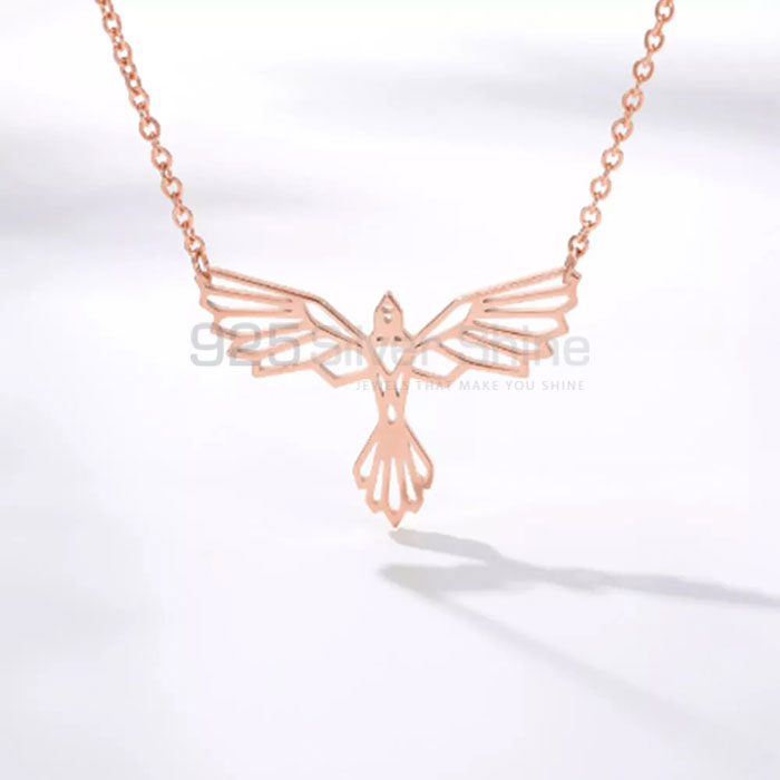 Owl Necklace, Animal Minimalist Necklace In 925 Sterling Silver AMN222_2