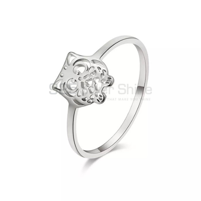Owl Ring, Best Selections Animal Minimalist Rings In 925 Sterling Silver AMR305