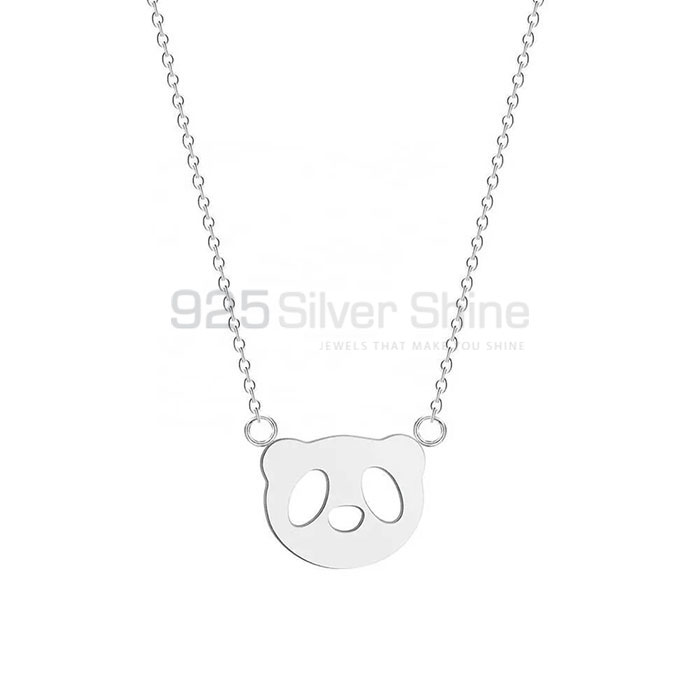 Panda Necklace, Animal Minimalist Necklace In 925 Sterling Silver AMN226_0
