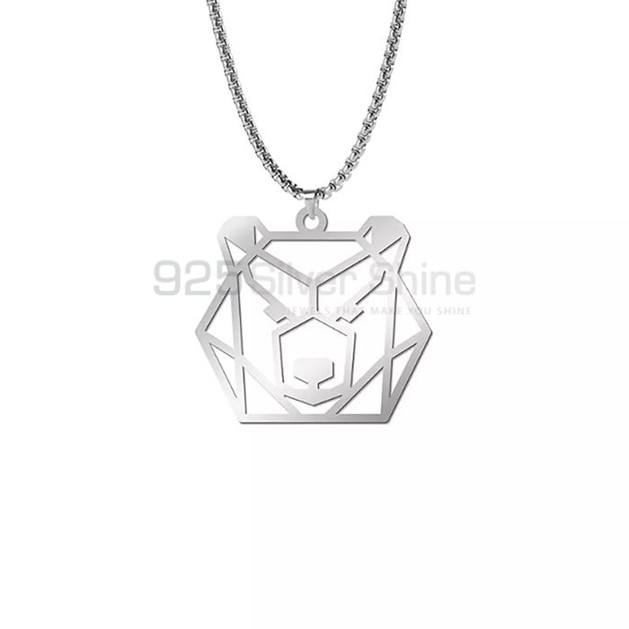 Panther Necklace, Animal Minimalist Necklace In 925 Sterling Silver AMN182