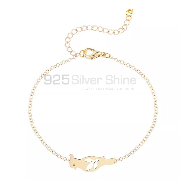 Parrot Bracelet, Best Quality Animal Minimalist Bracelet In 925 Sterling Silver AMB17