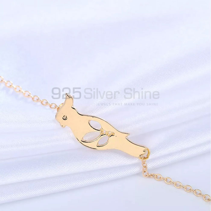 Parrot Bracelet, Animal Minimalist Bracelet In 925 Sterling Silver AMB17_1