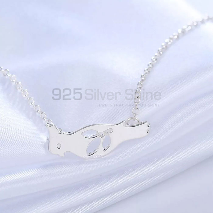 Parrot Bracelet, Best Quality Animal Minimalist Bracelet In 925 Sterling Silver AMB17_2