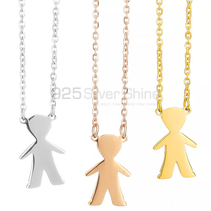 Perfect Family Minimalist Necklace In Sterling Silver FAMN131
