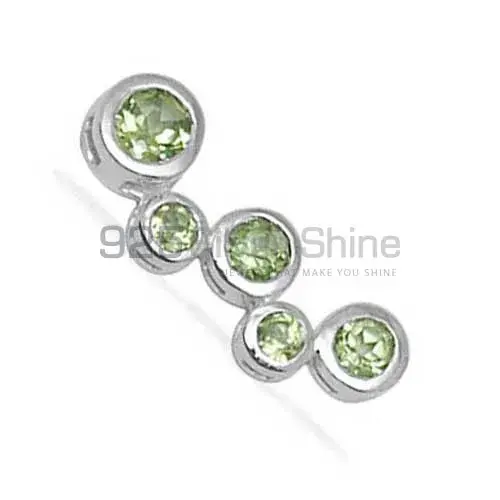 Peridot Gemstone Handmade Pendants In 925 Sterling Silver Jewelry 925SP1391