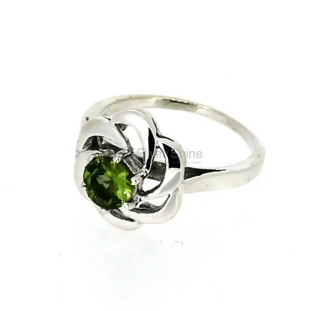 Sterling Silver Peridot rings Jewelry 925SR024-1