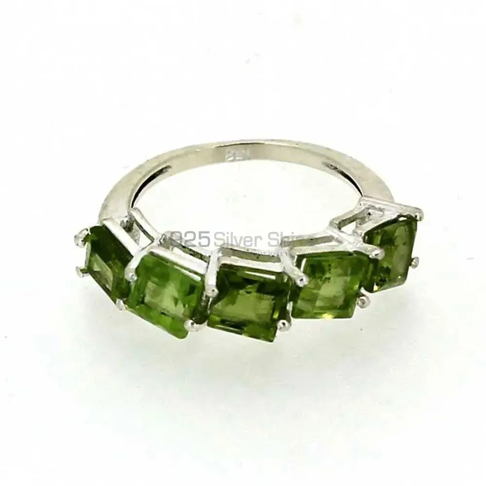 Peridot Gemstone Ring In Sterling Silver 925SR02-1