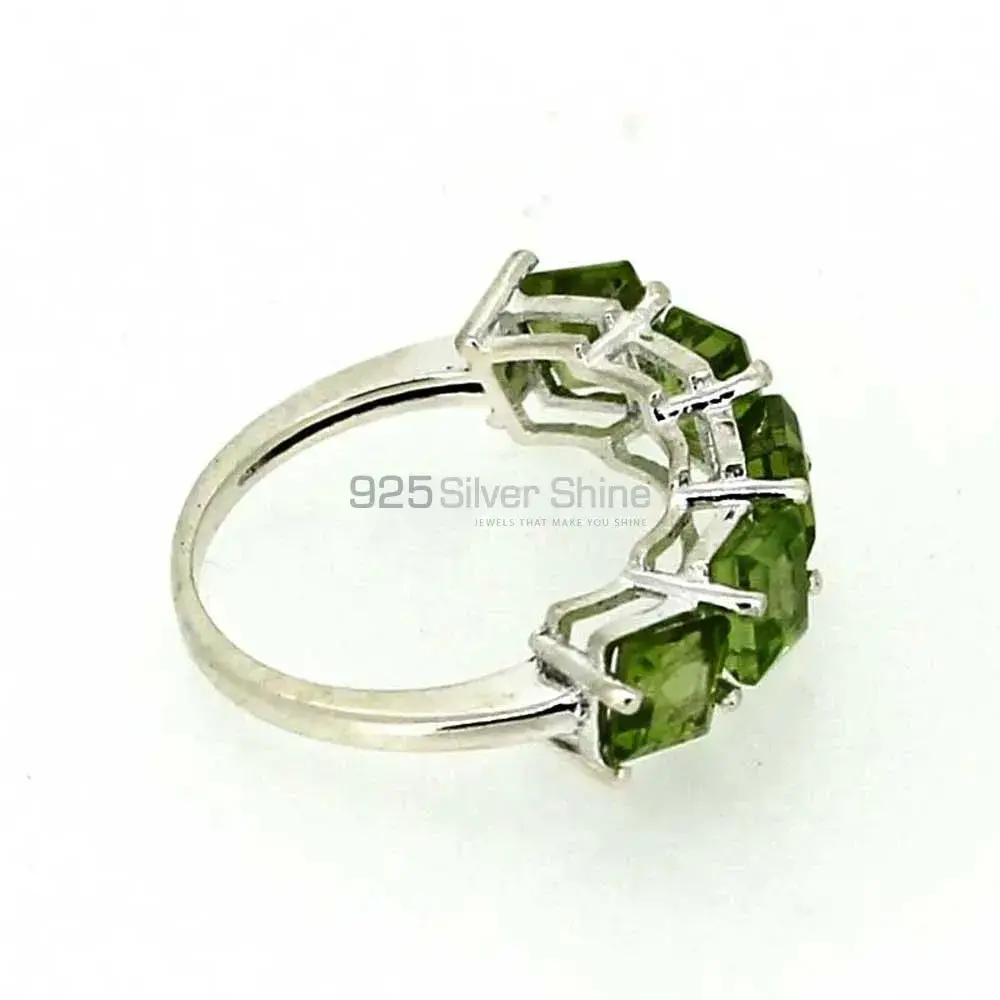 Peridot Gemstone Ring In Sterling Silver 925SR02-1_0