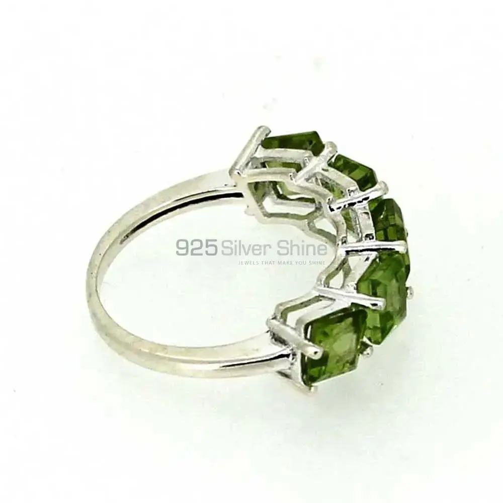 Peridot Gemstone Ring In Sterling Silver 925SR02-1_1