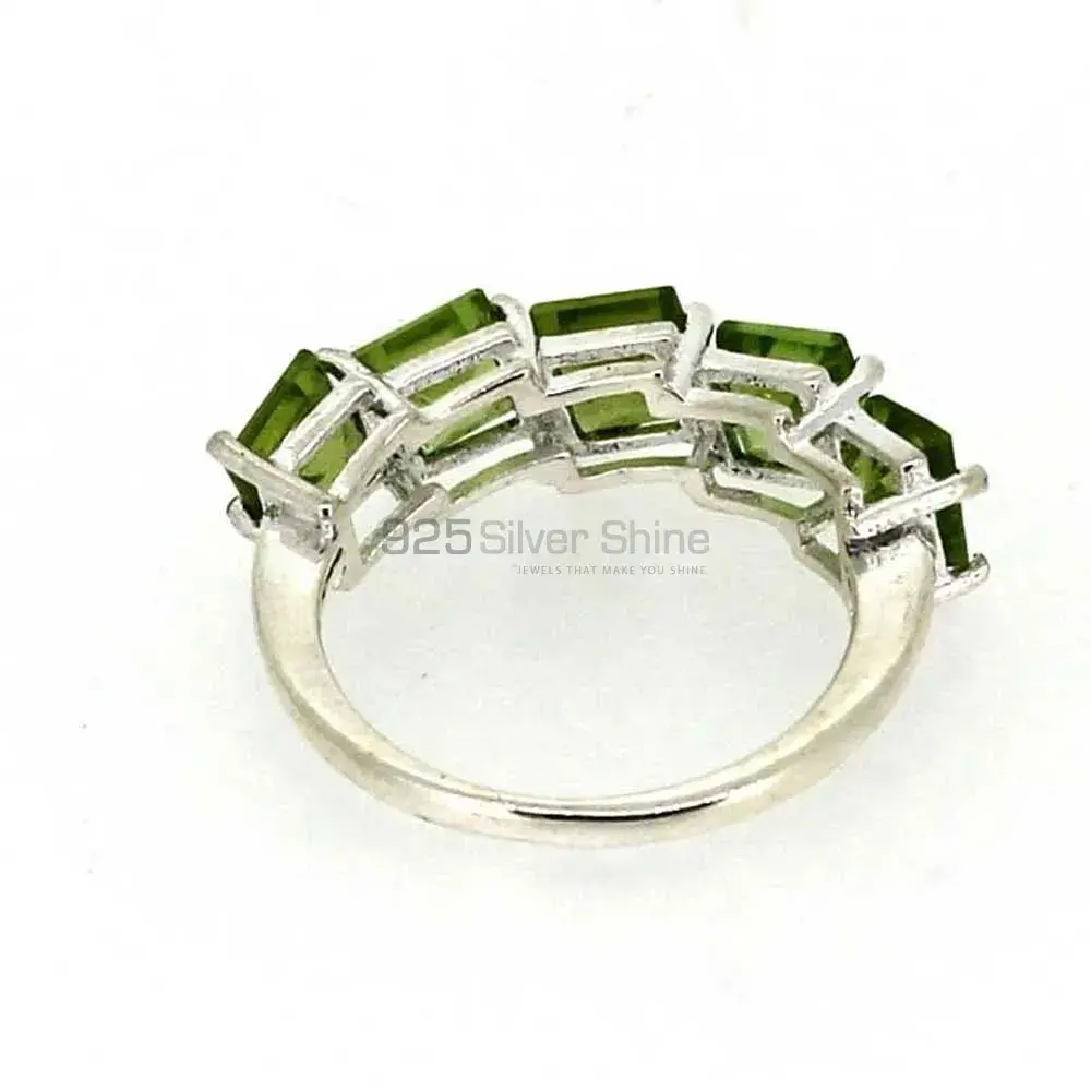 Peridot Gemstone Ring In Sterling Silver 925SR02-1_2