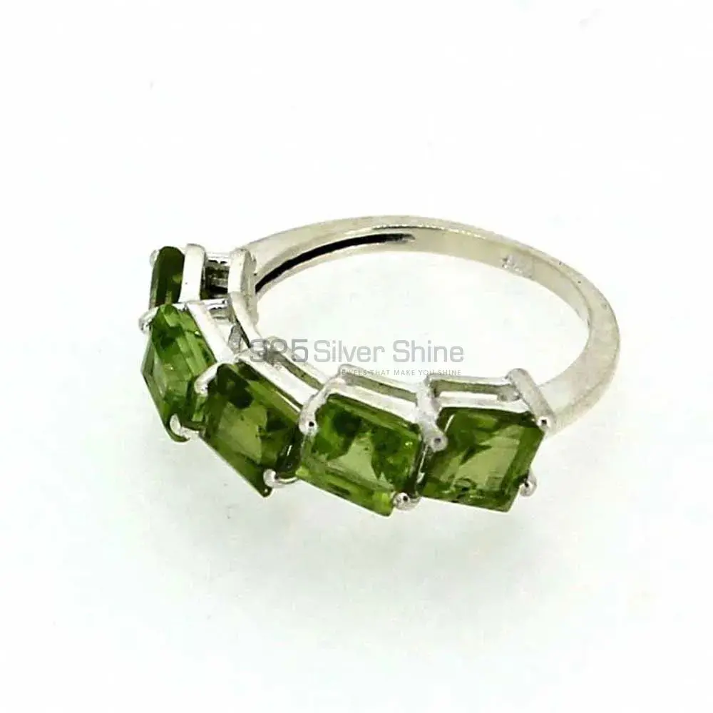 Peridot Gemstone Ring In Sterling Silver 925SR02-1_4