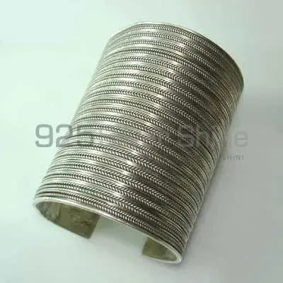 Plain 925 Sterling Silver Cuff Bangle Or Bracelets 925SSB328