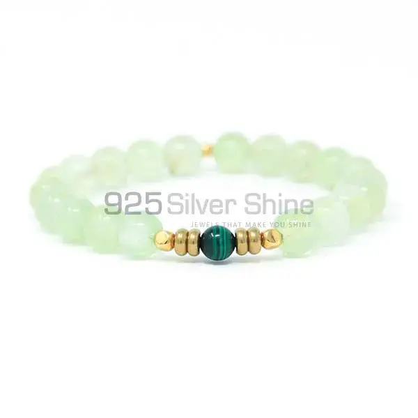 Prehnite Gemstone Meditation Bracelets 925BB300