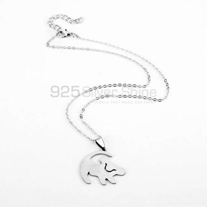 Puppy Dog Necklace, Best Collection Animal Minimalist Necklace In 925 Sterling Silver AMN140
