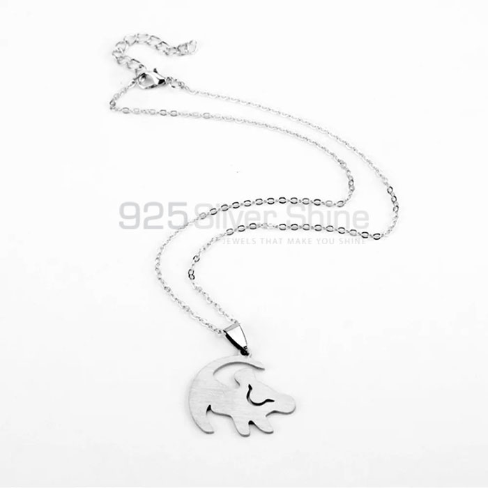 Puppy Dog Necklace, Animal Minimalist Necklace In 925 Sterling Silver AMN140
