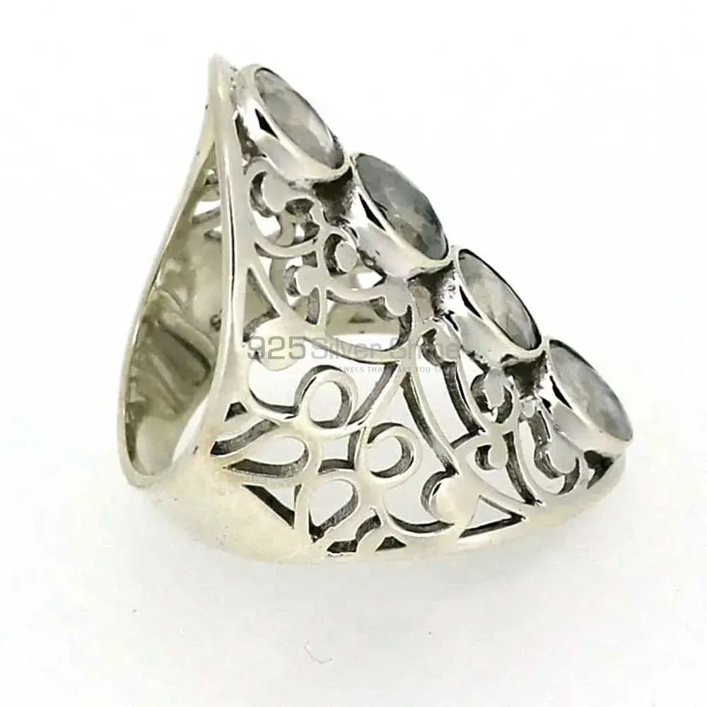 Rainbow Gemstone Handmade Ring In 925 Sterling Silver 925SR020-3_4