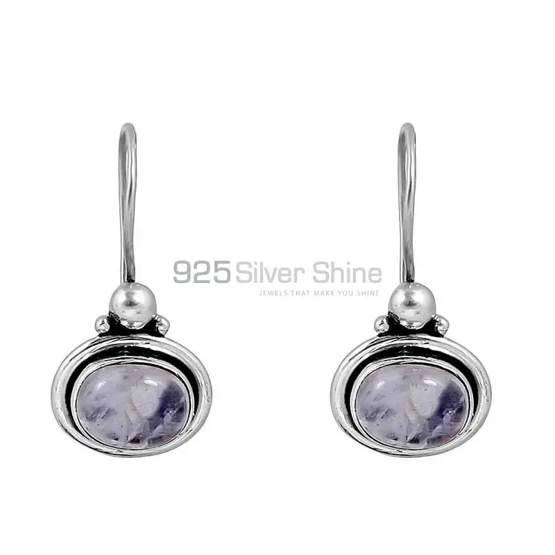 Rainbow Moonstone Earring In 925 Solid Silver Jewelry 925SE116