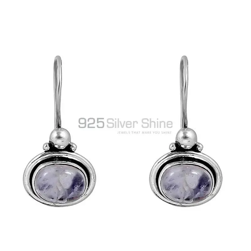 Rainbow Moonstone Earring In 925 Solid Silver Jewelry 925SE116_0