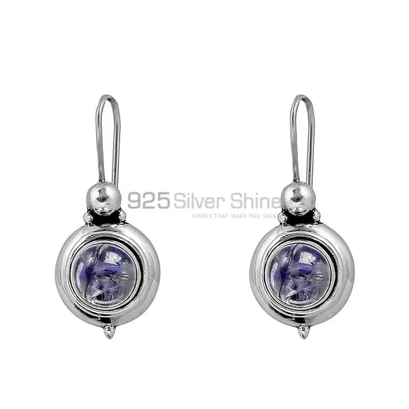 Rainbow Moonstone Handmade Earring In 925 Sterling Silver Jewelry 925SE140_0
