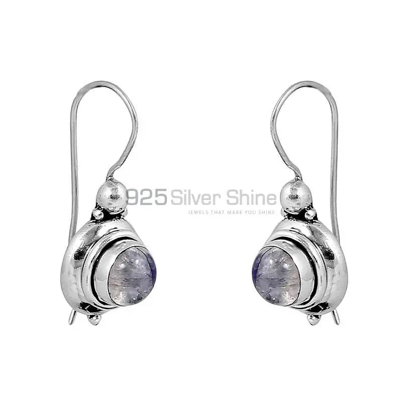 Rainbow Moonstone Handmade Earring In 925 Sterling Silver Jewelry 925SE140_0