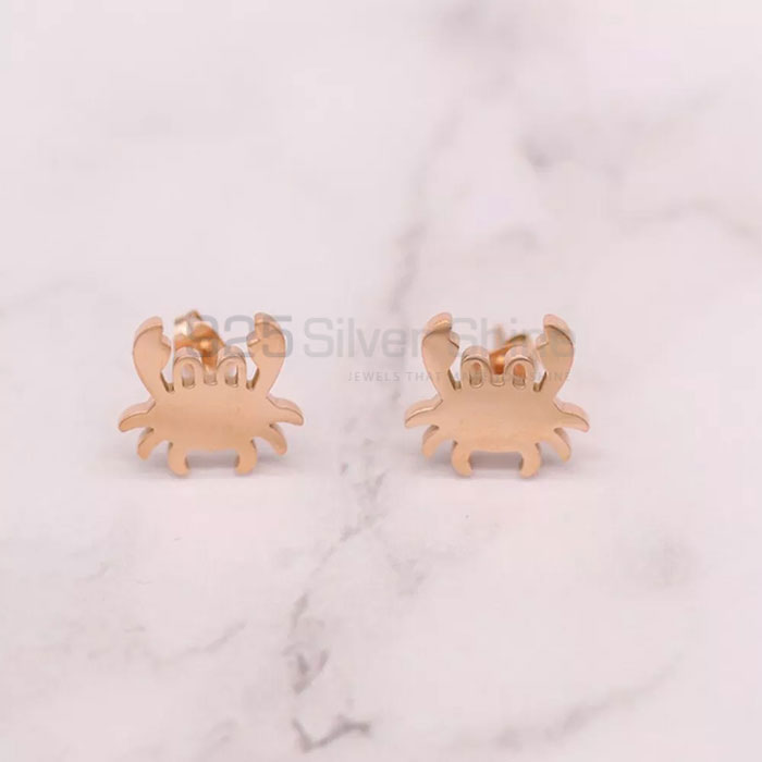 Scorpion Earring, Animal Minimalist Earring In 925 Sterling Silver AME38