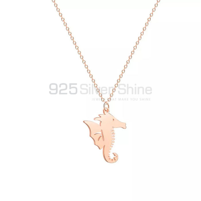 Seahorse Necklace, Latest Animal Minimalist Necklace In 925 Sterling Silver AMN150