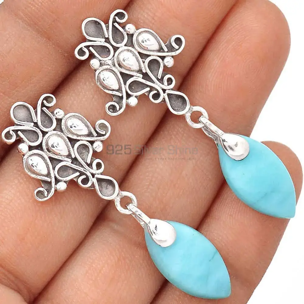 Semi Precious Agate Gemstone Earrings Suppliers In 925 Sterling Silver Jewelry 925SE2051_0