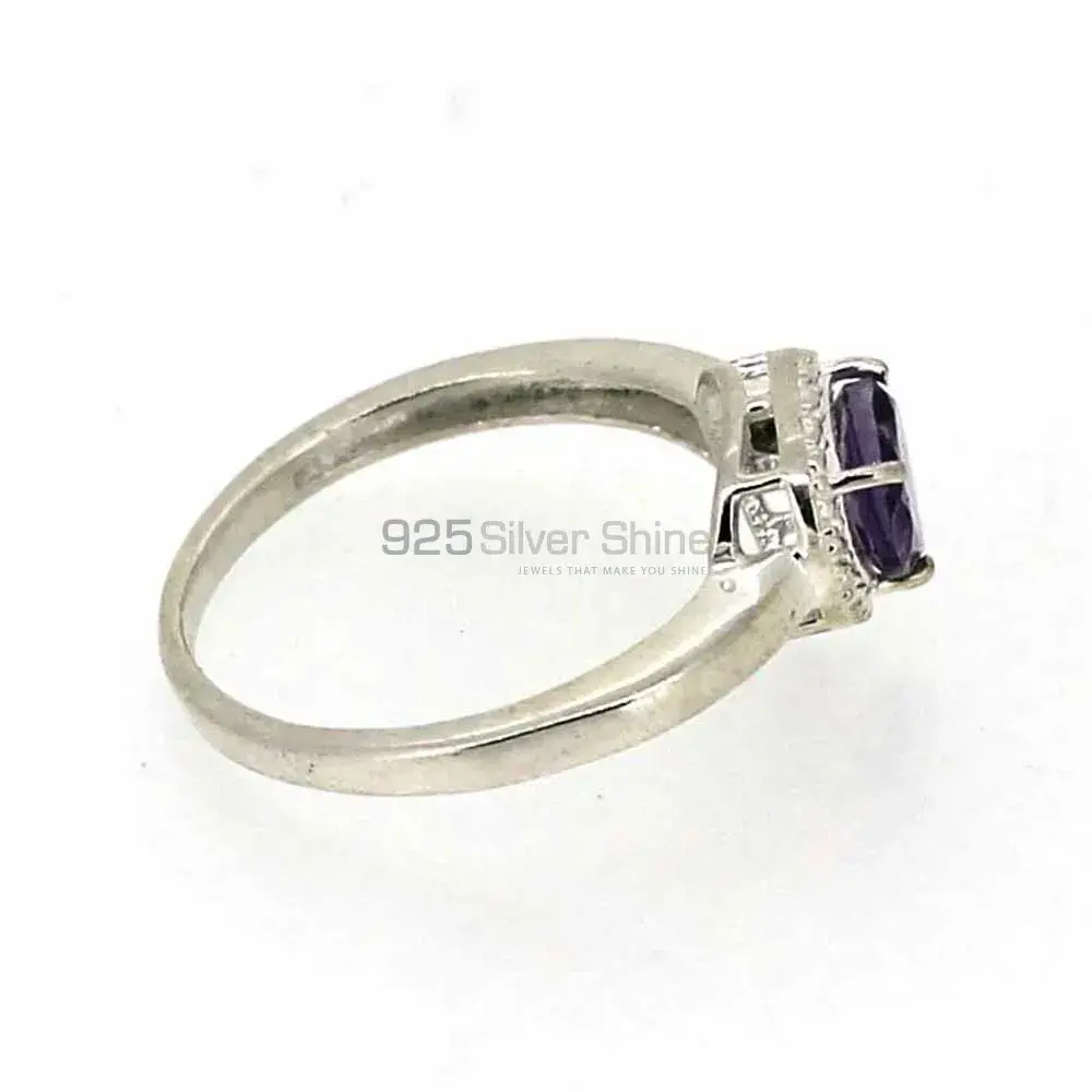 Natural Amethyst Sterling Silver Rings 925SR04-2_1