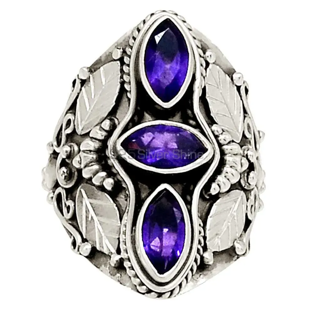 Sterling Silver Amethyst Handmade Ring