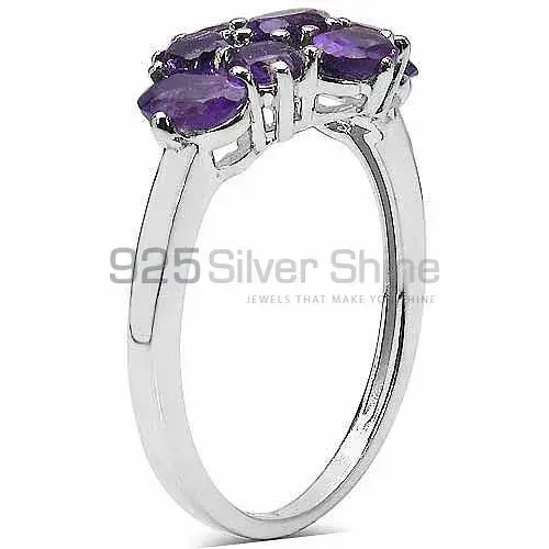 Semi Precious Amethyst Gemstone Rings In 925 Sterling Silver 925SR3278_0