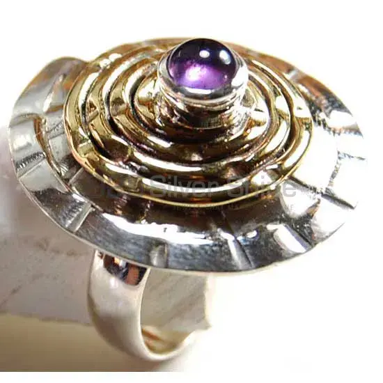 Sterling Silver Amethyst Anniversary Rings 925SR3757