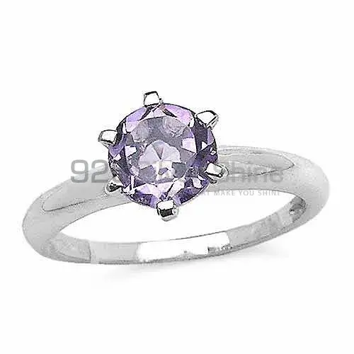 Amethyst Sterling Silver Engagement Rings 925SR3202