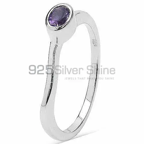 Stackable Amethyst Sterling Silver Rings 925SR3226_1