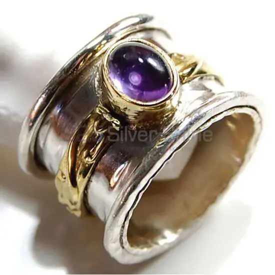 Amethyst Sterling Silver Wedding Rings 925SR3699
