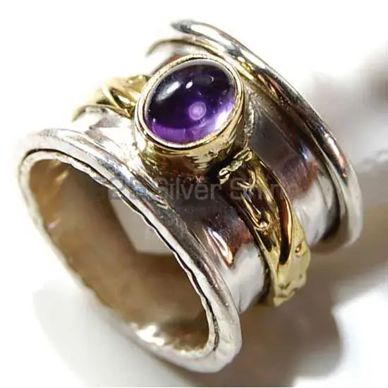 Amethyst Sterling Silver Wedding Rings 925SR3699_0