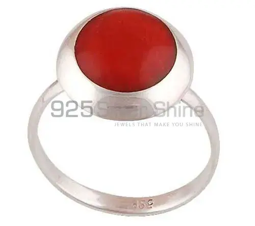 Semi Precious Carnelian Gemstone Rings In Fine 925 Sterling Silver 925SR2874_0