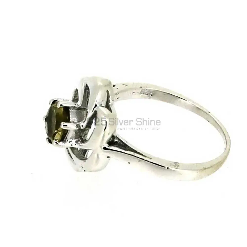 Natural Citrine Gemstone Silver Rings 925SR024-2_0