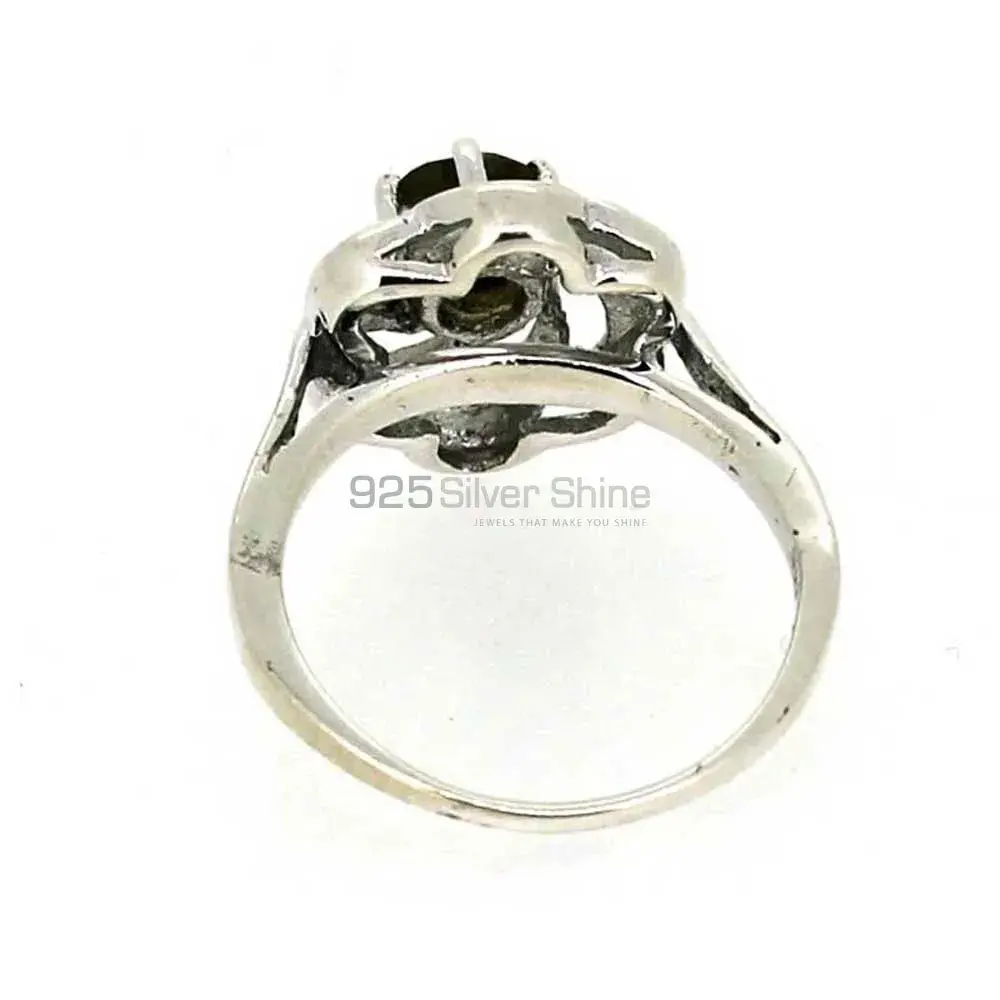 Natural Citrine Gemstone Silver Rings 925SR024-2_2