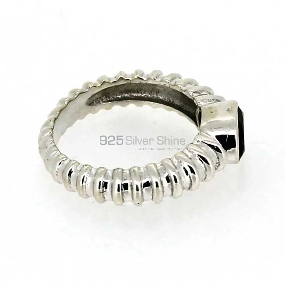 Sterling Silver Garnet Cut Stone Rings 925SR025-2_1