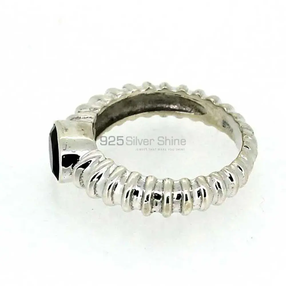 Sterling Silver Garnet Cut Stone Rings 925SR025-2_2