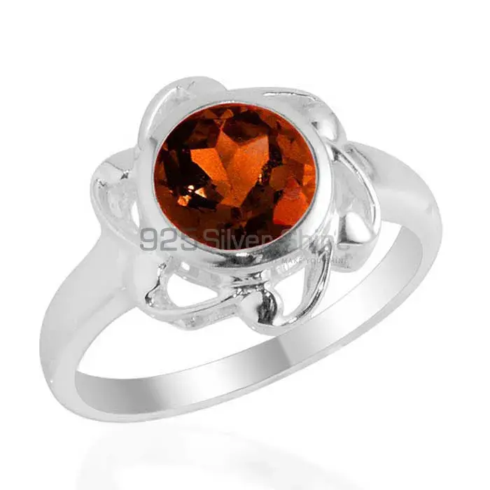 Sterling Silver garnet Rings For Wedding 925SR2102