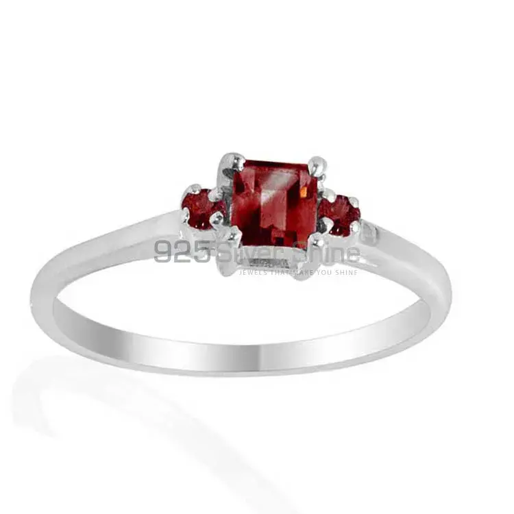 Semi Precious Garnet Gemstone Rings Wholesaler In 925 Sterling Silver Jewelry 925SR2093_0