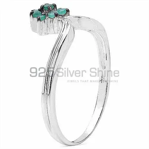 Semi Precious Green Onyx Gemstone Rings In 925 Sterling Silver Jewelry 925SR3302_1