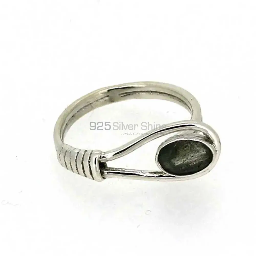 Semi Precious Labradorite Gemstone Ring In 925 Solid Silver 925SR028-2